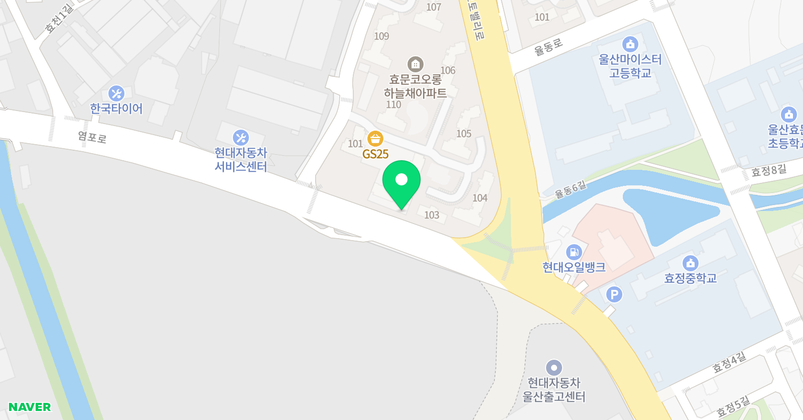 하늘채 수학캠프학원 위치