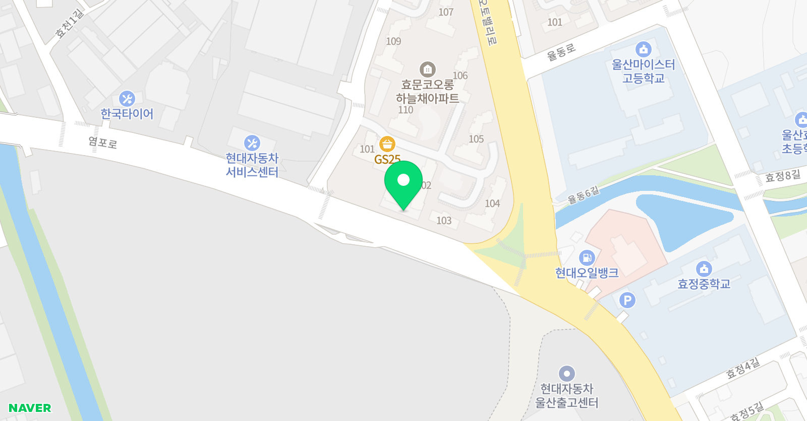 유앤아이 영어학원 위치