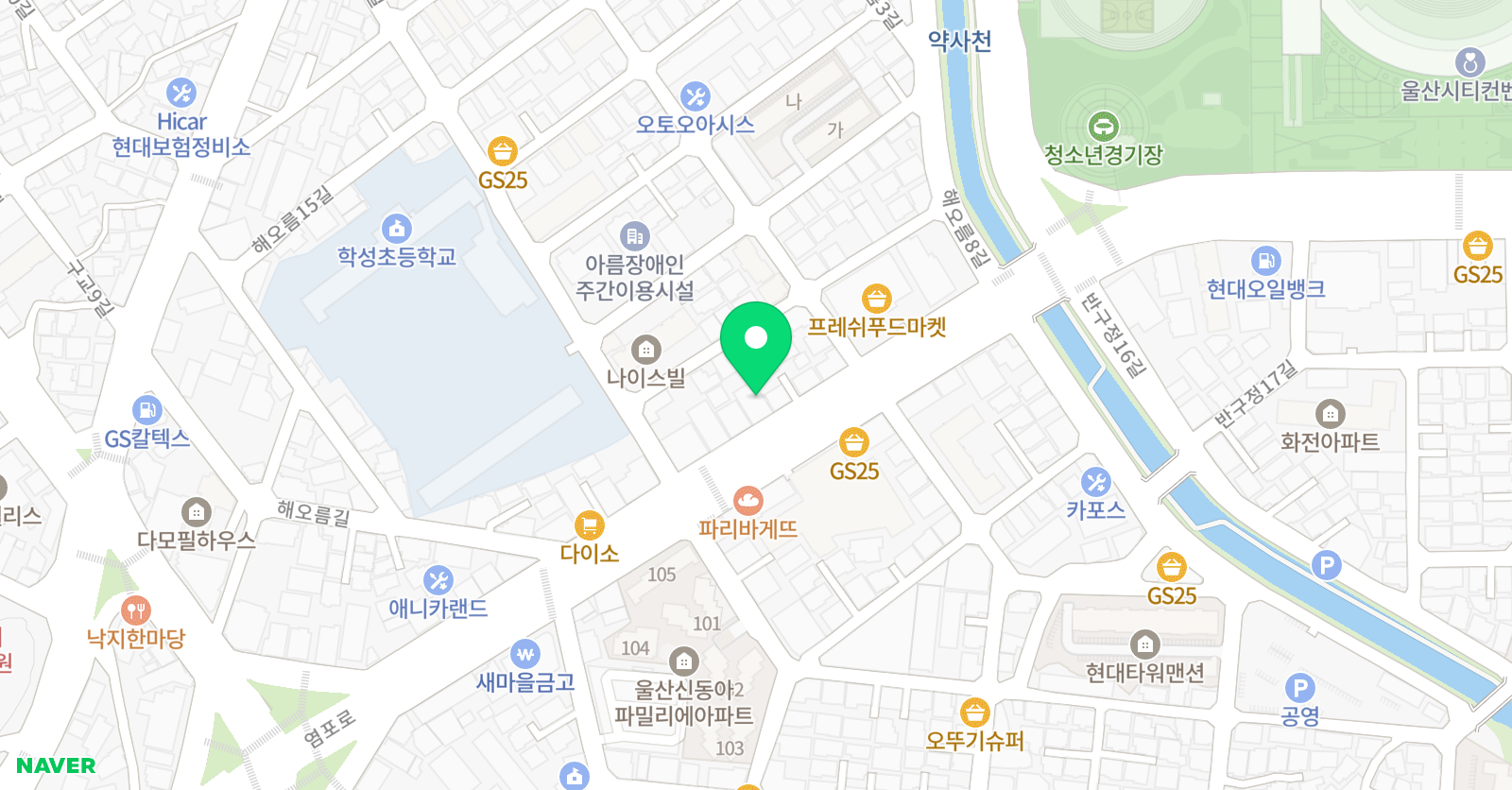 브레인알파 학원 위치