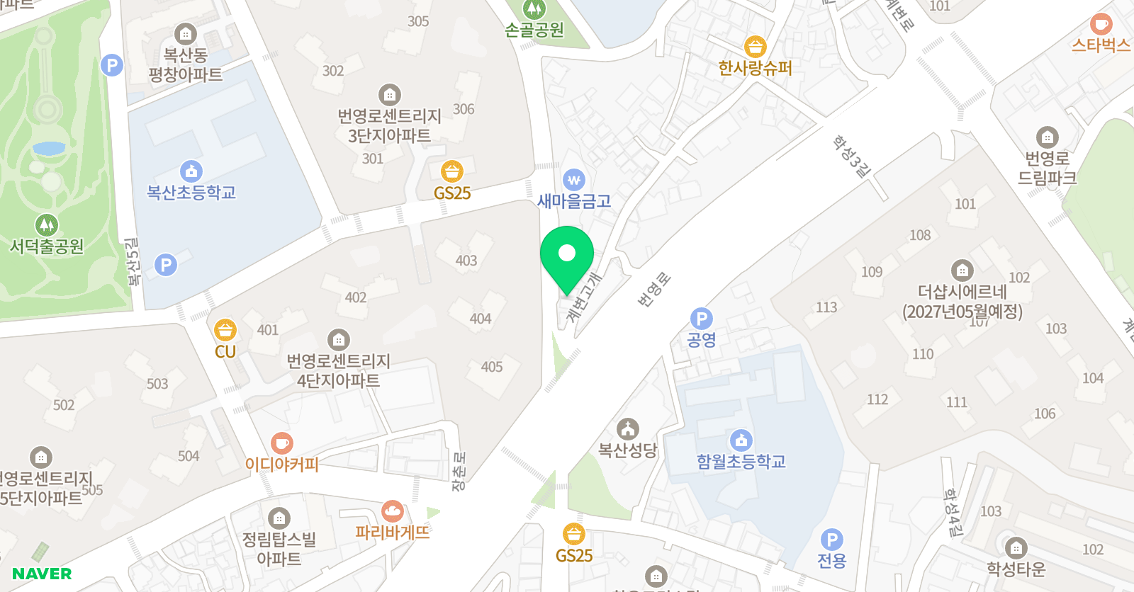 헤세드피아노성악학원 위치