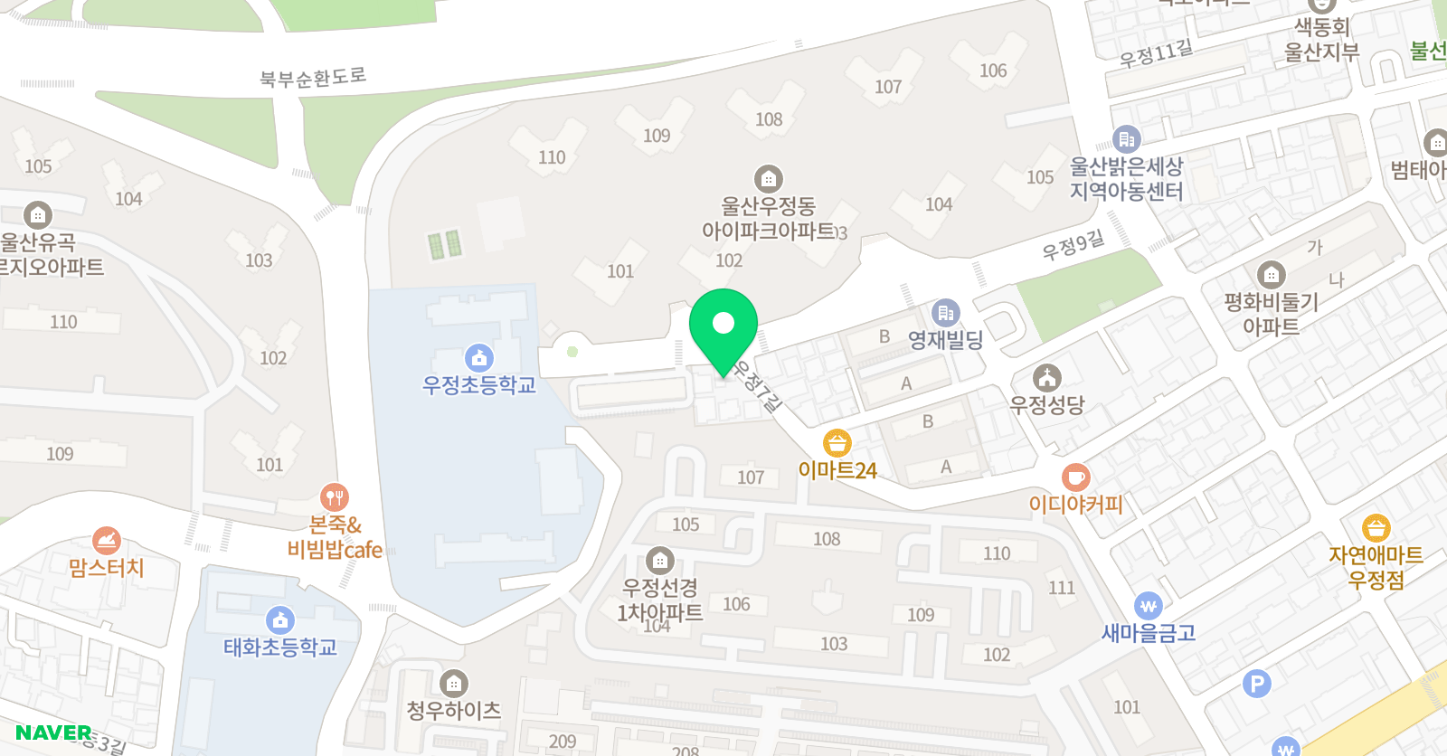팔로미 영어 위치