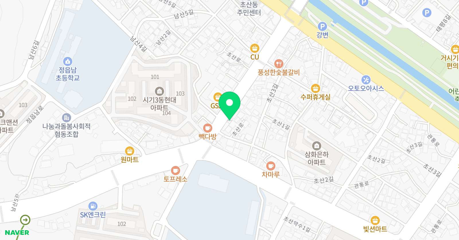 꿈을주는음악학원 위치