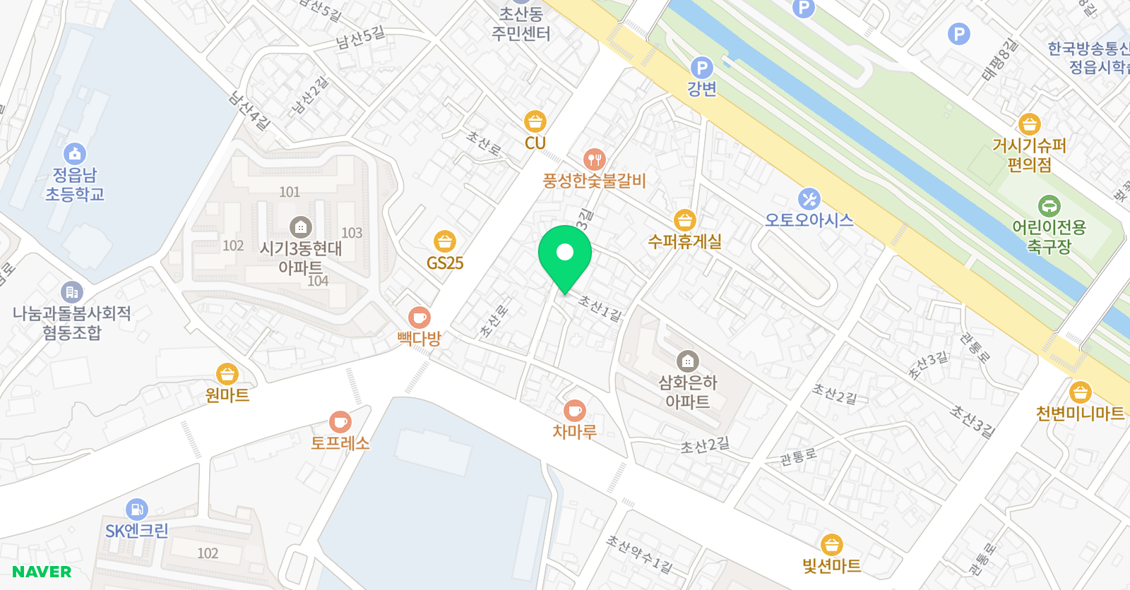 유비아이 학원 위치