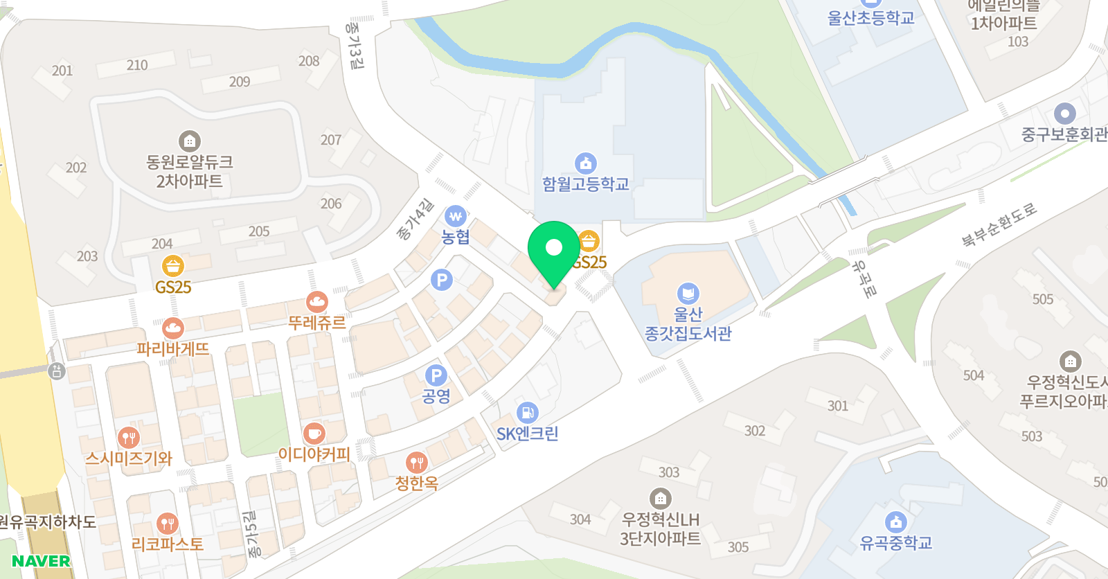 플라워 미술학원 위치