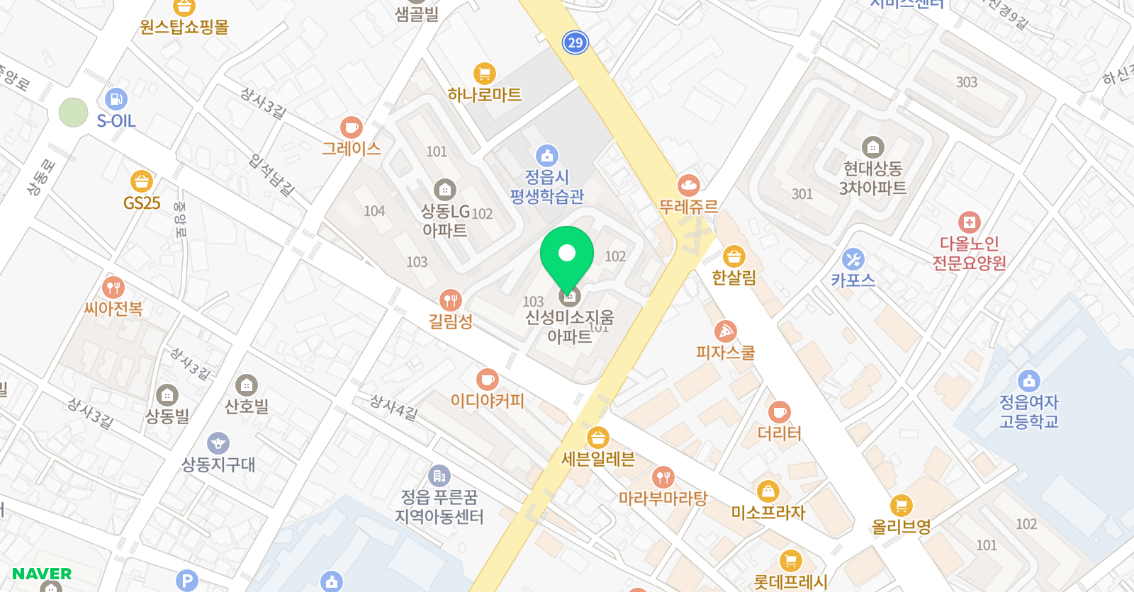 뮤엠 영어 상동동신점 위치