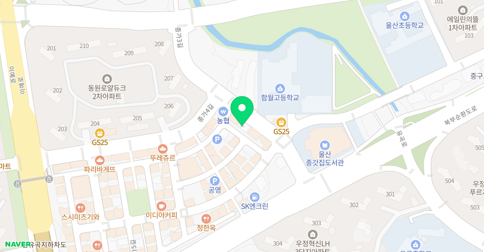 이정화 국어논술학원 위치