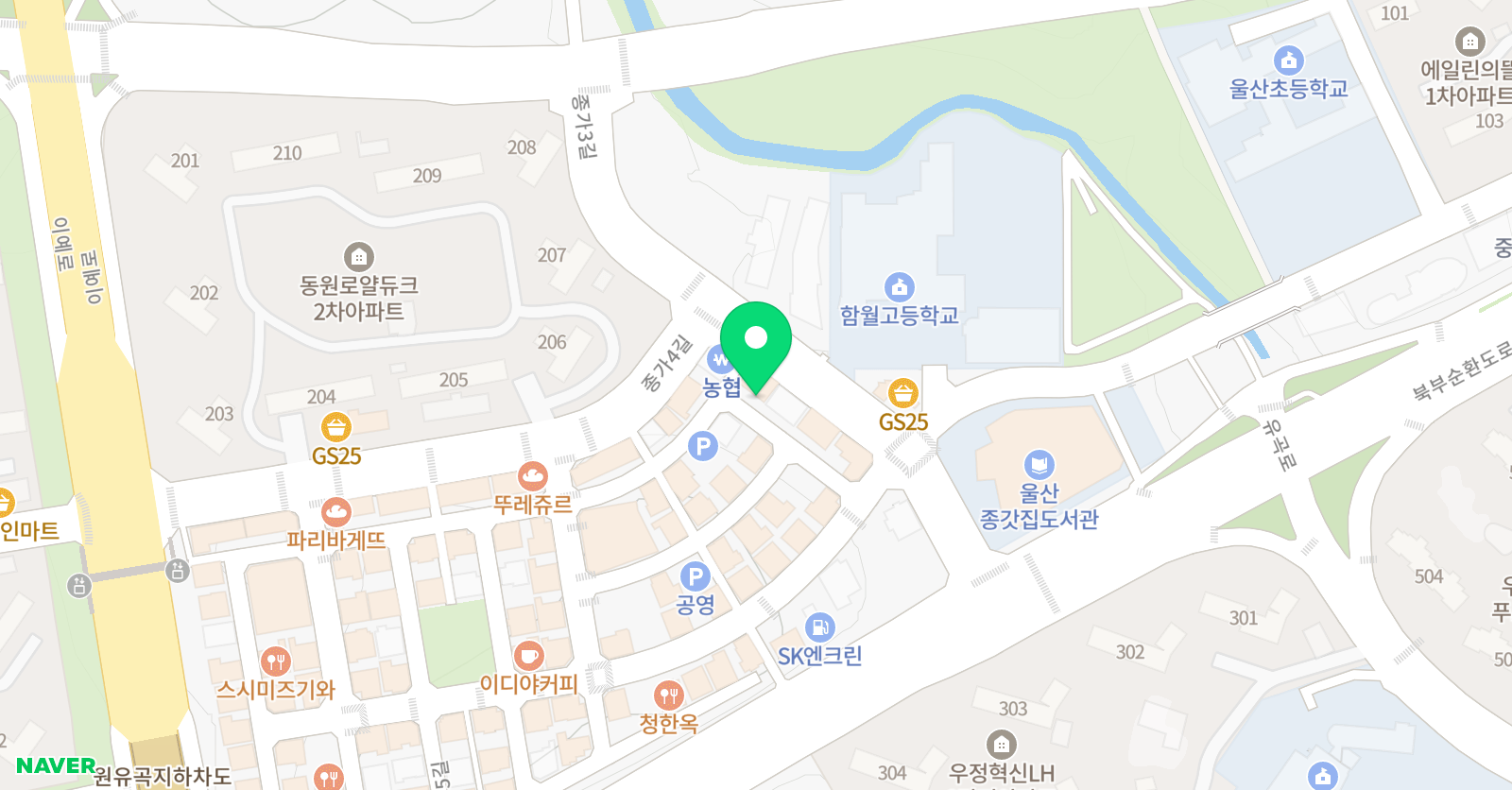 빨간펜 수학의달인 울산초점 위치