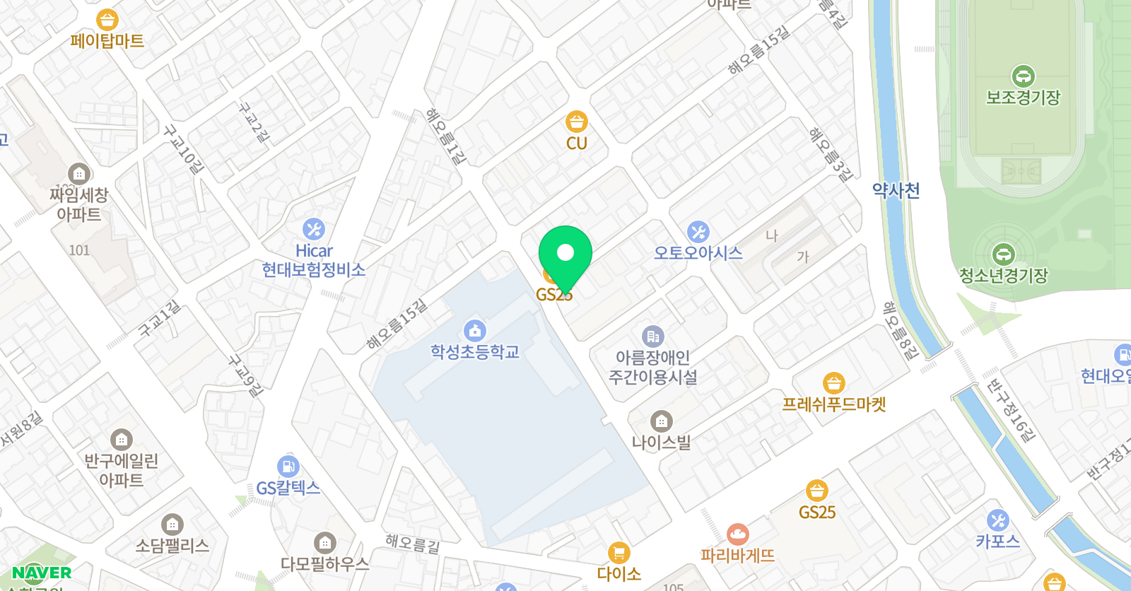 아이비티 영수학원 위치