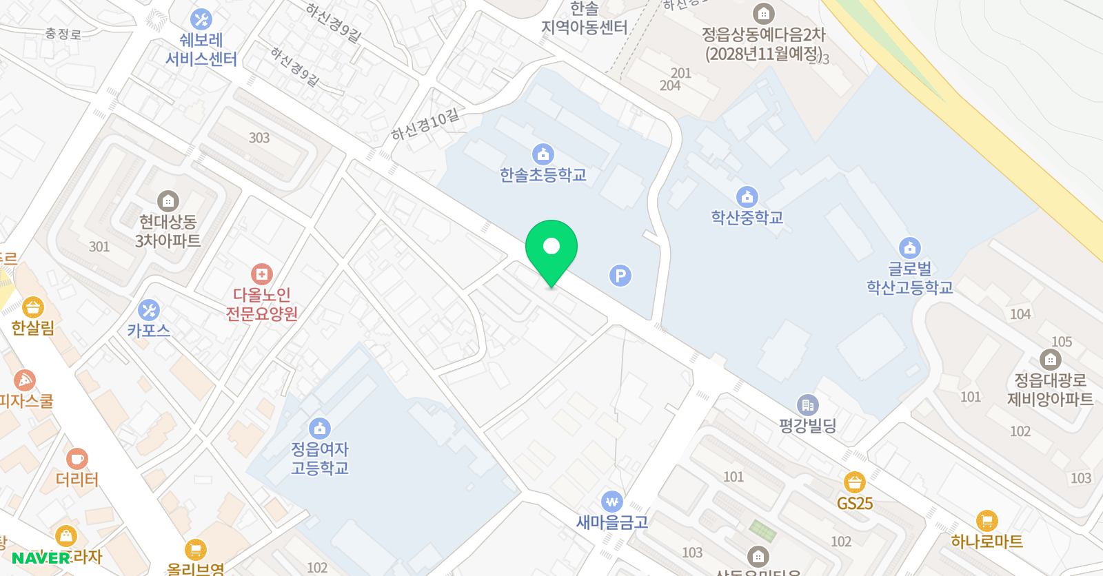 바른 수학 위치