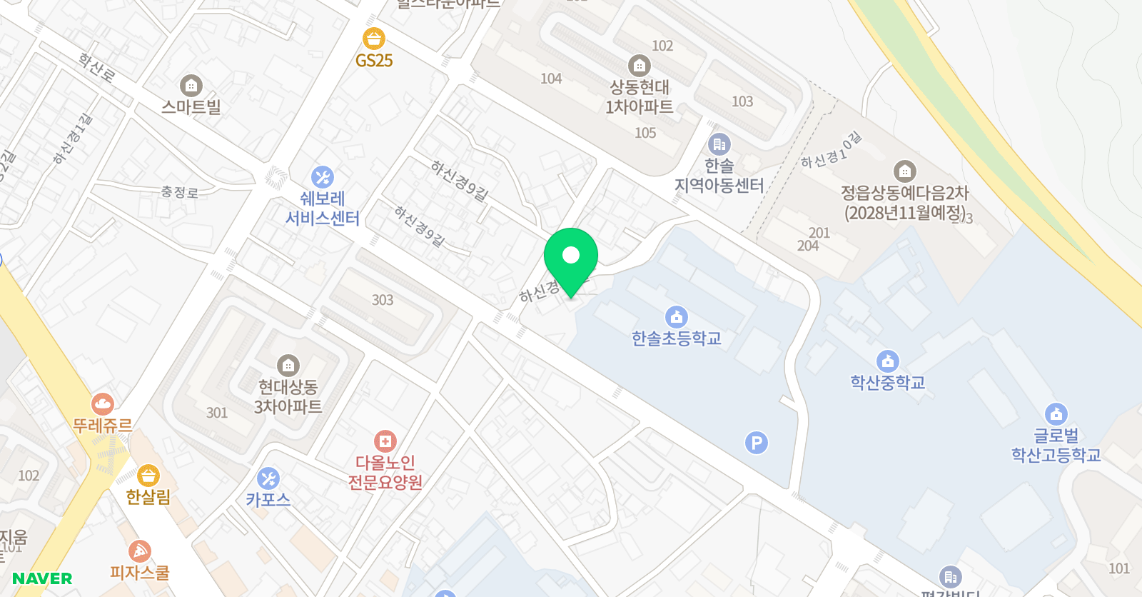 수현 음악학원 위치