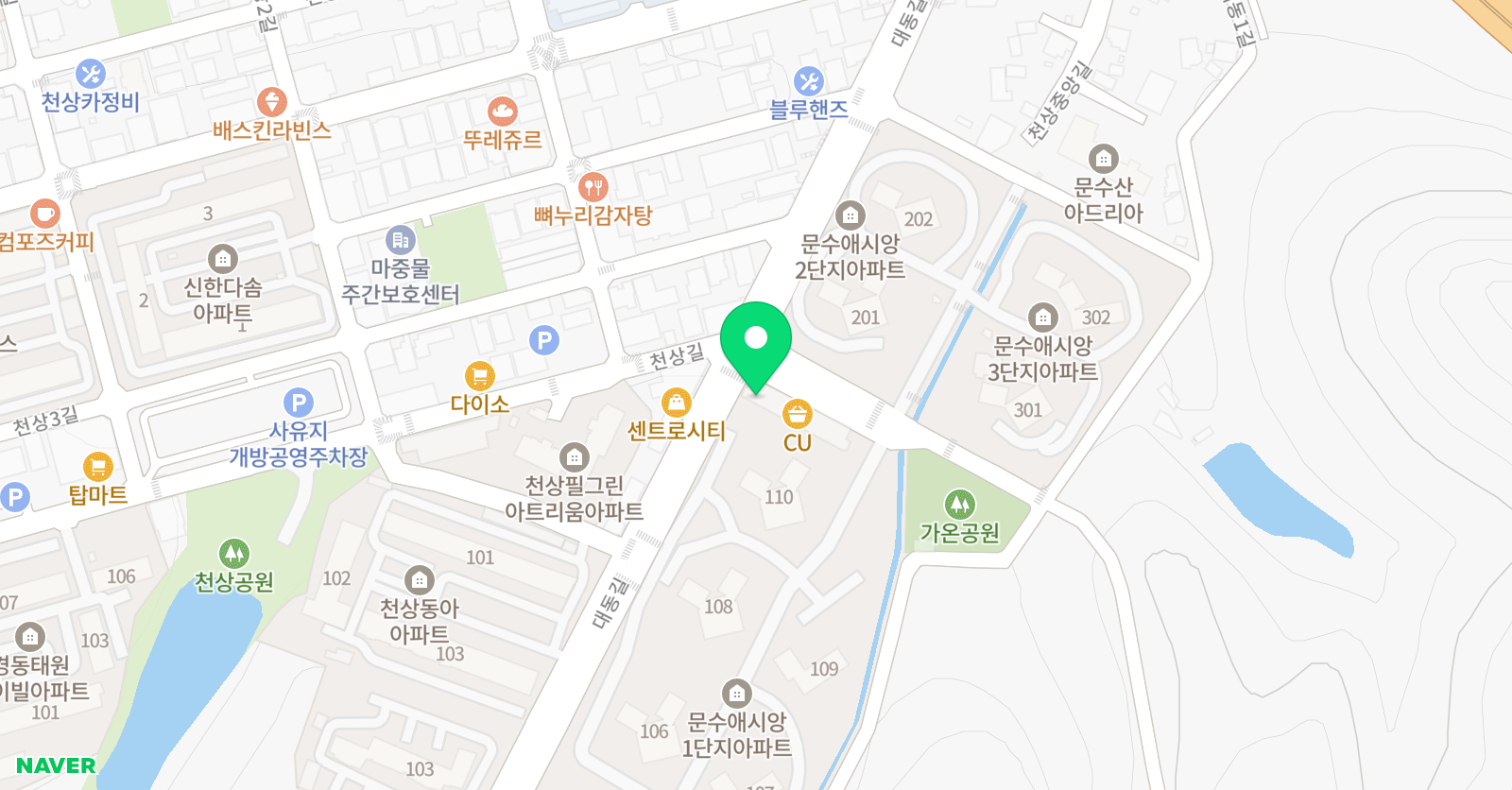 누리베토벤 음악학원 위치
