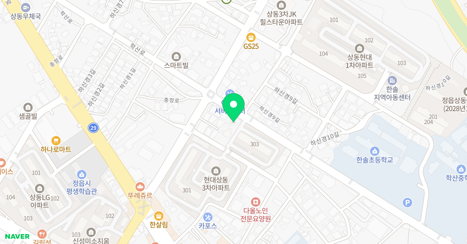 더클래스 영어학원 위치