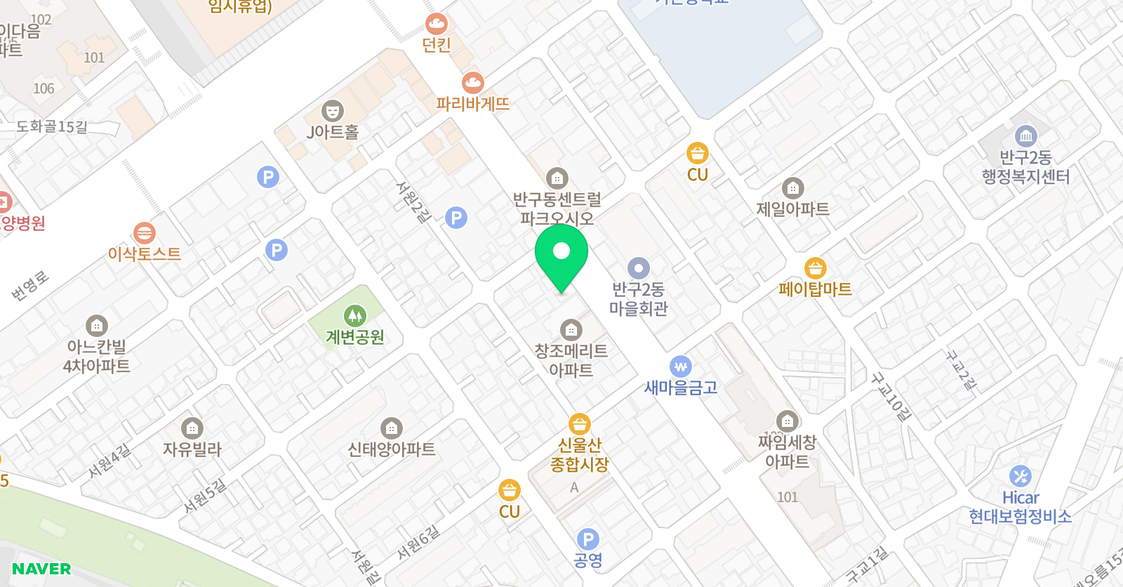 더채움 학원 위치