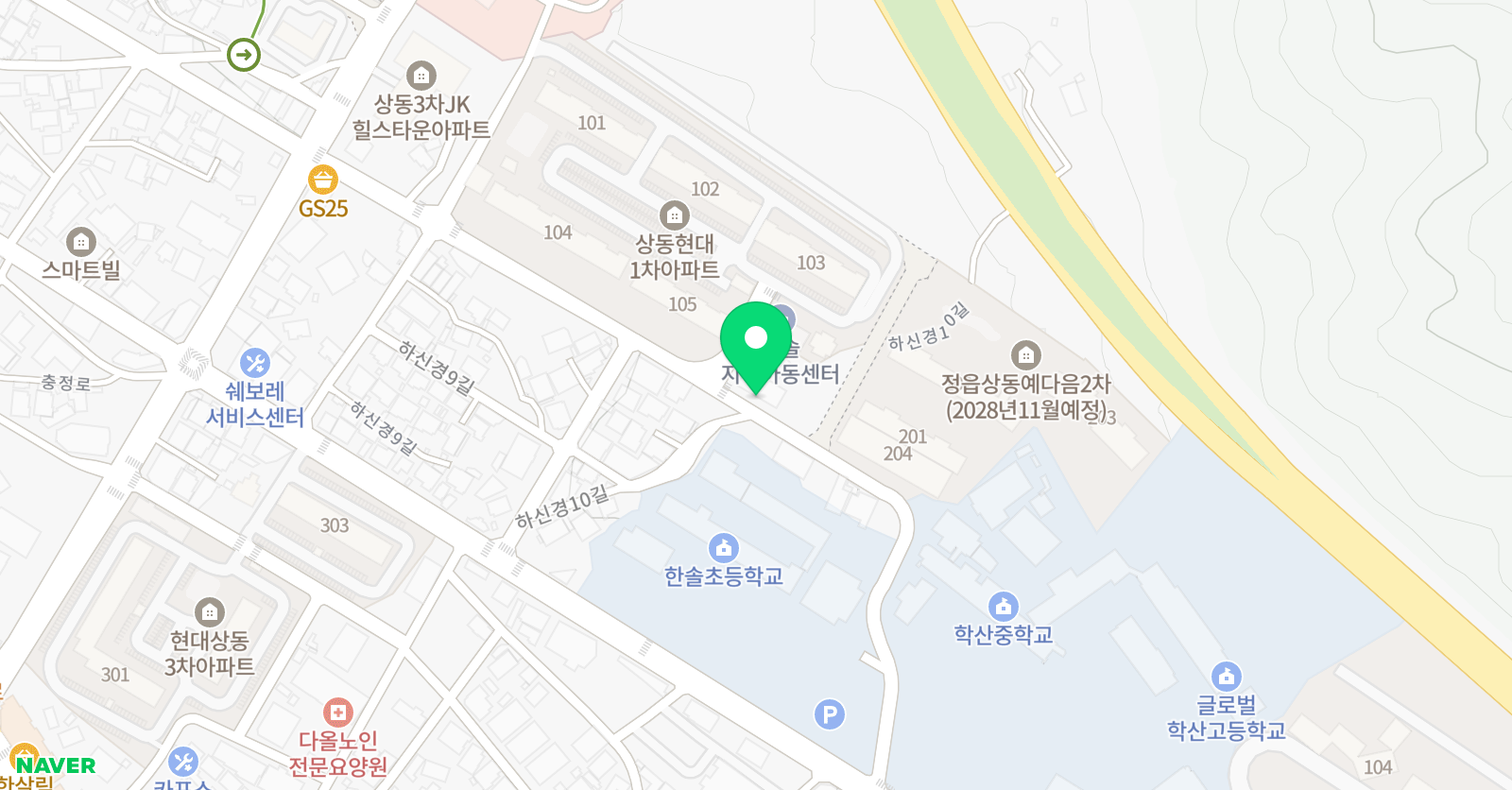 소리 피아노학원 위치
