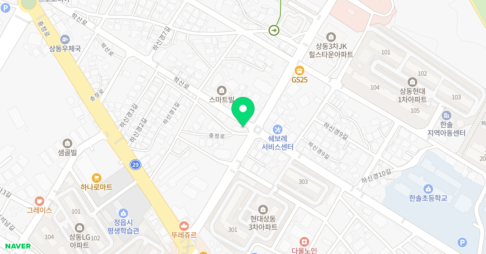 TNT 영어전문학원 위치