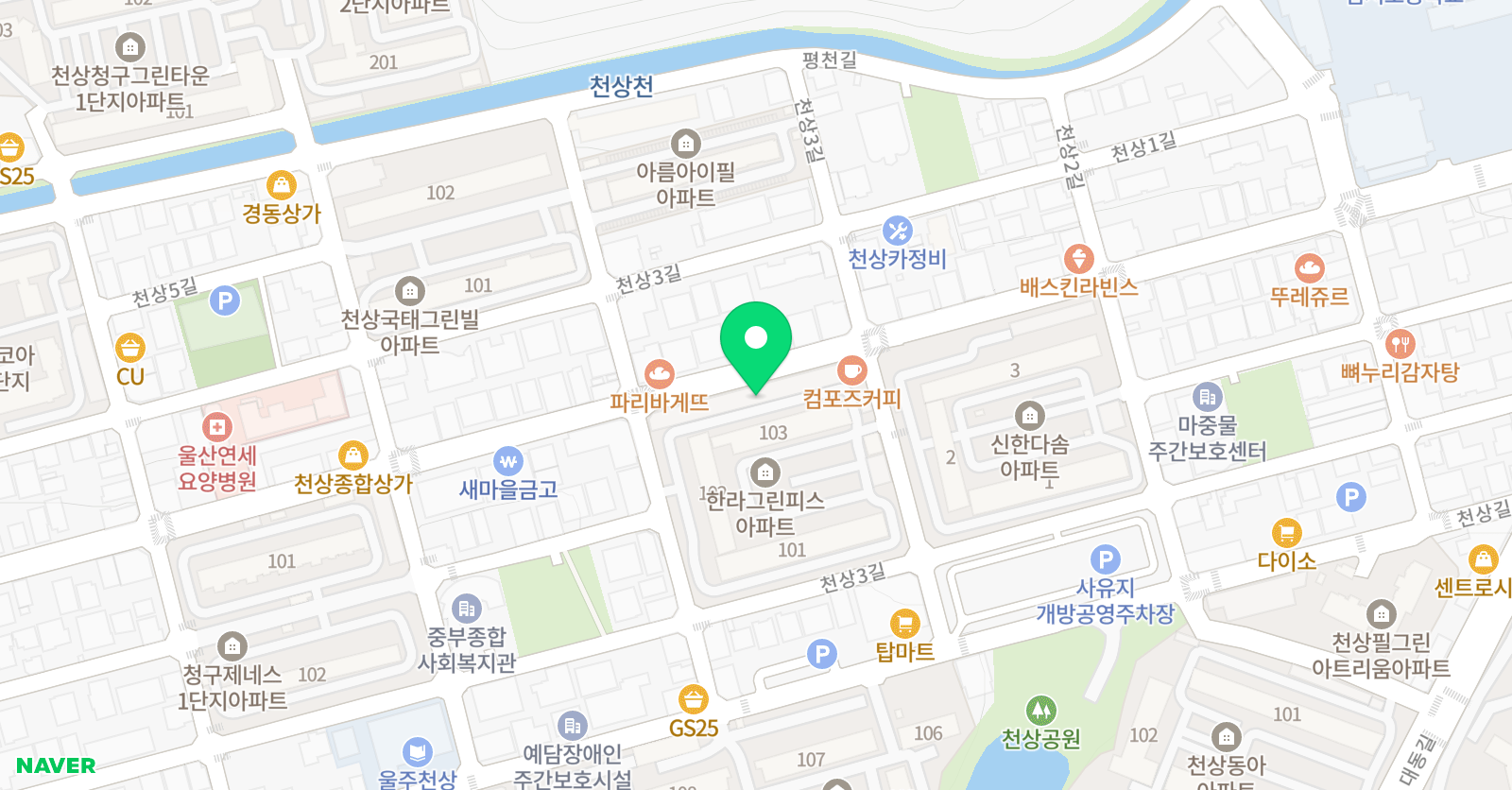홍익 초중등학원 위치