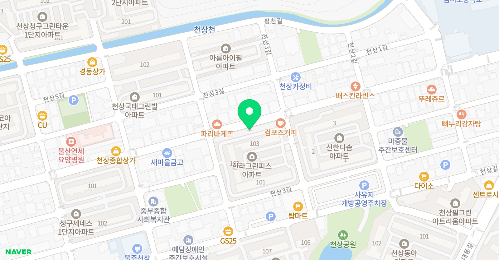 홍익 초중등학원 위치