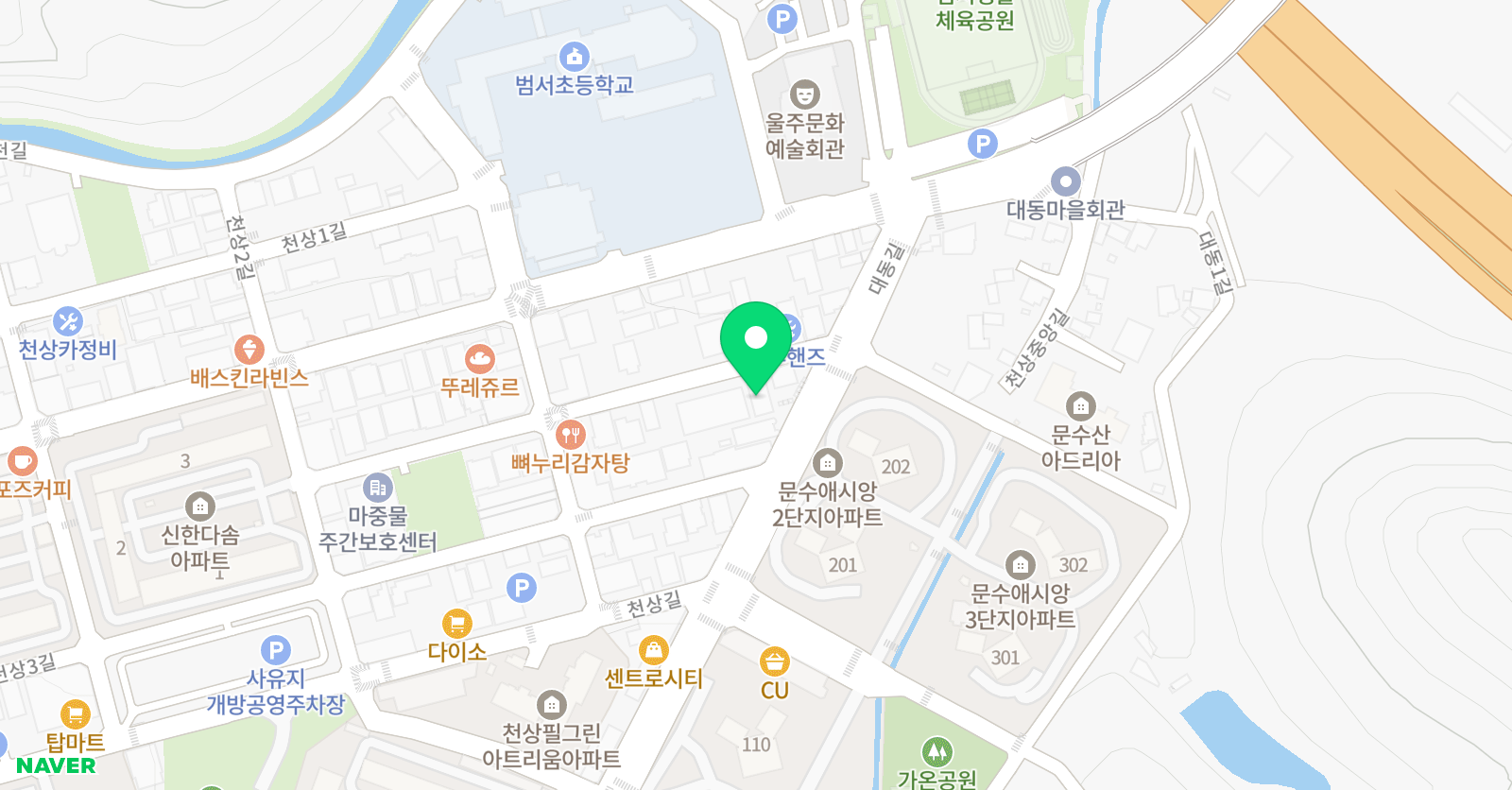YEP & YES 영어학원 위치