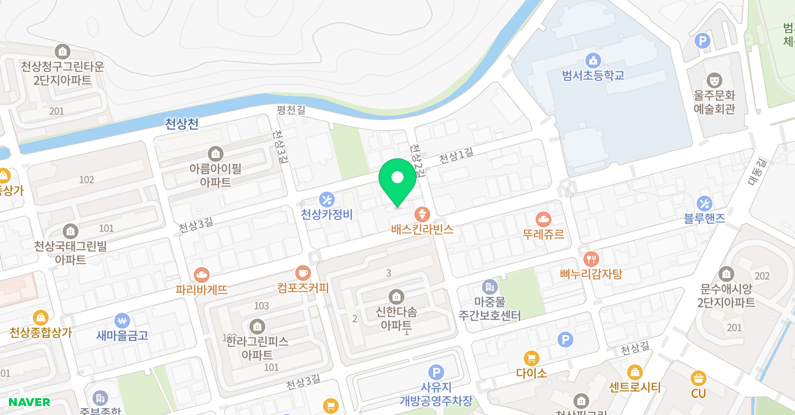 가온음악학원 위치