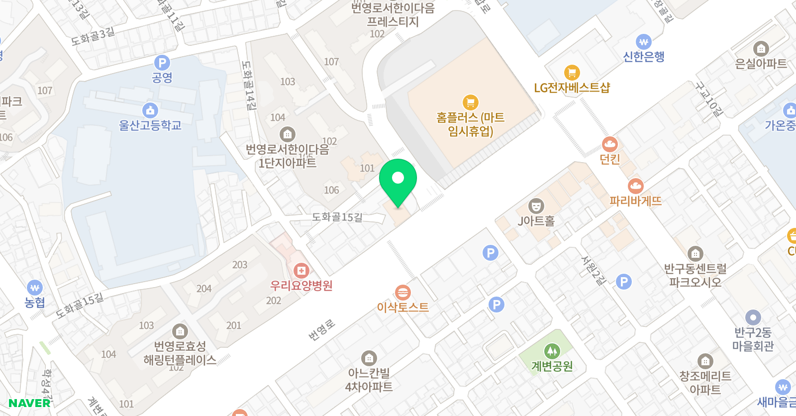 IBSI 영어전문학원 위치
