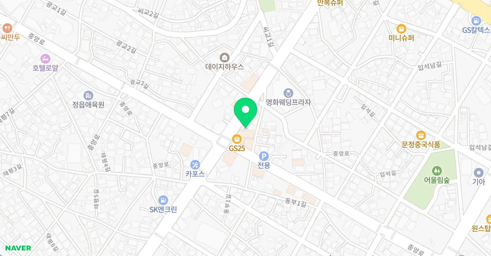 주댄스 아카데미학원 위치