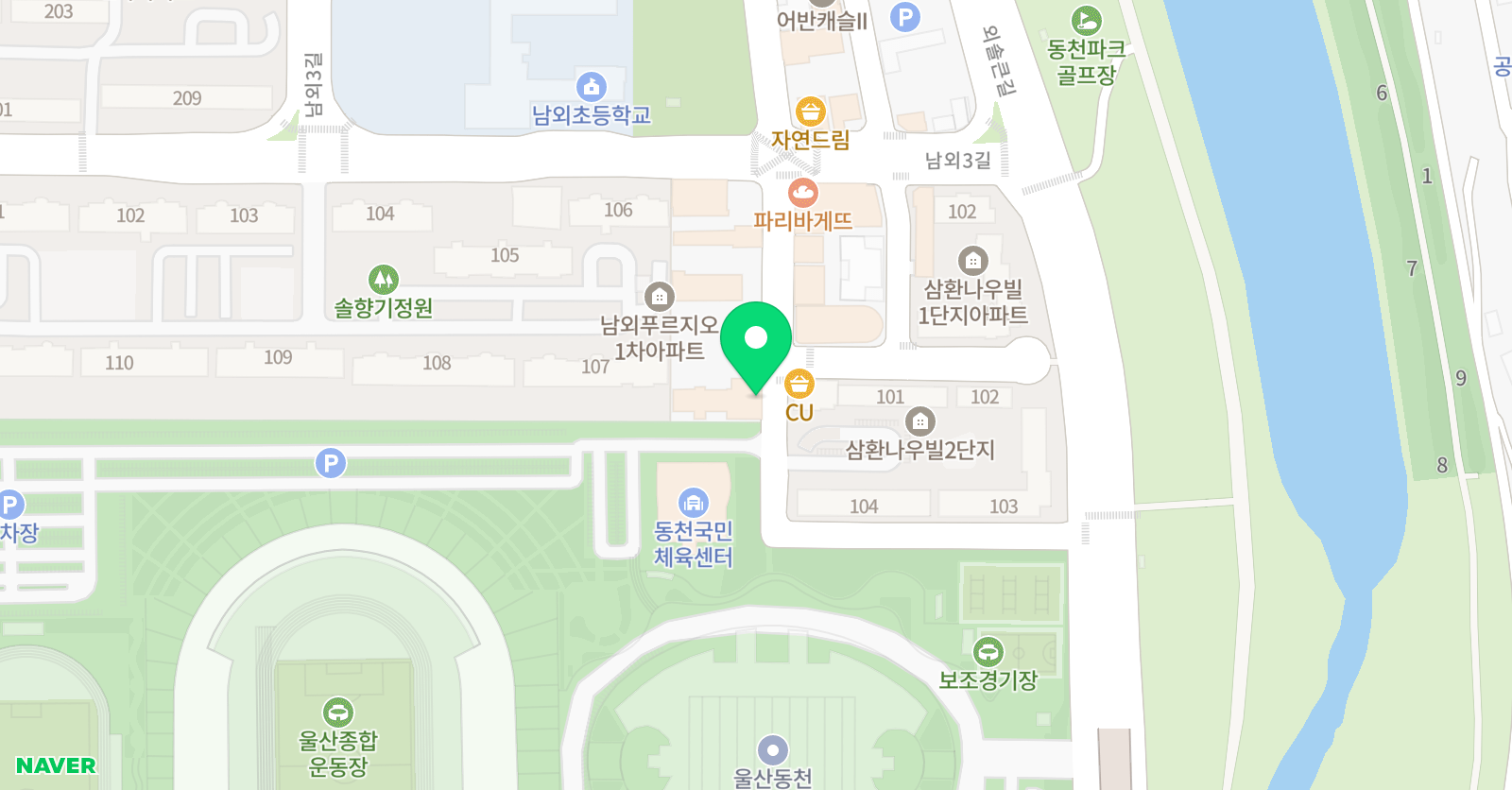 한결 수학학원 위치