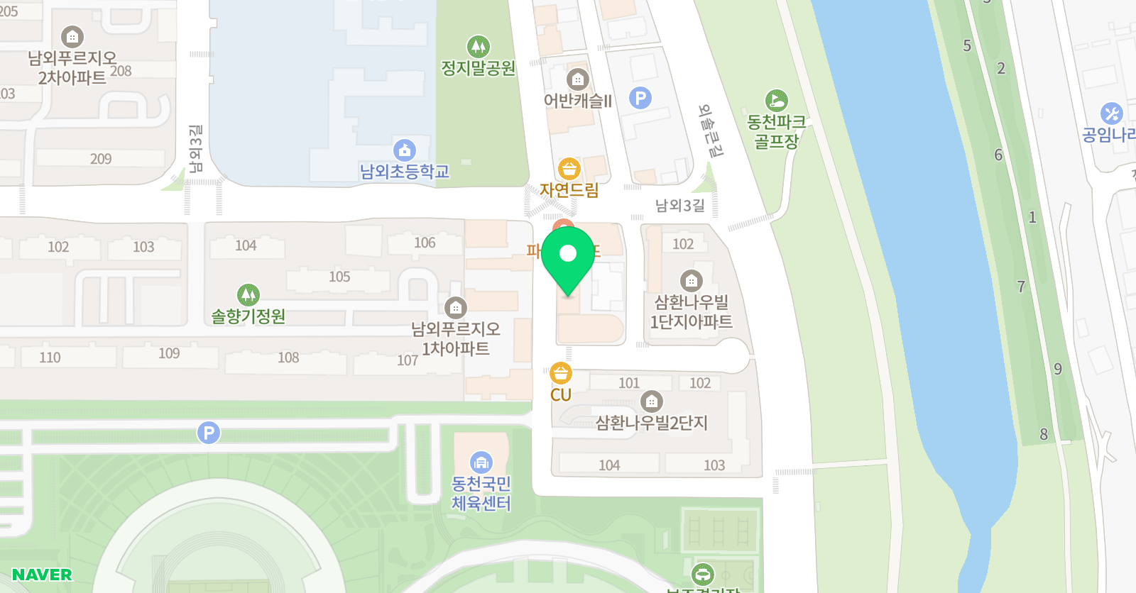 이룸 수학과학학원 위치