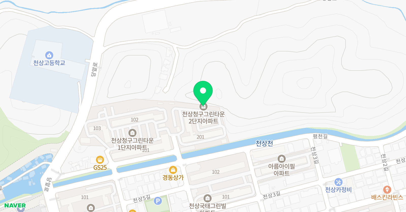 빨간펜 수학의달인 천상청구점 위치
