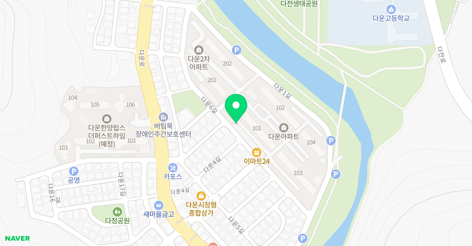 세계로 태권도 위치