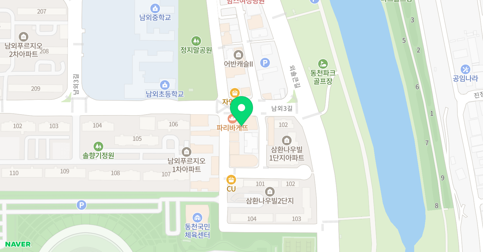 에프엠 수학전문학원 위치