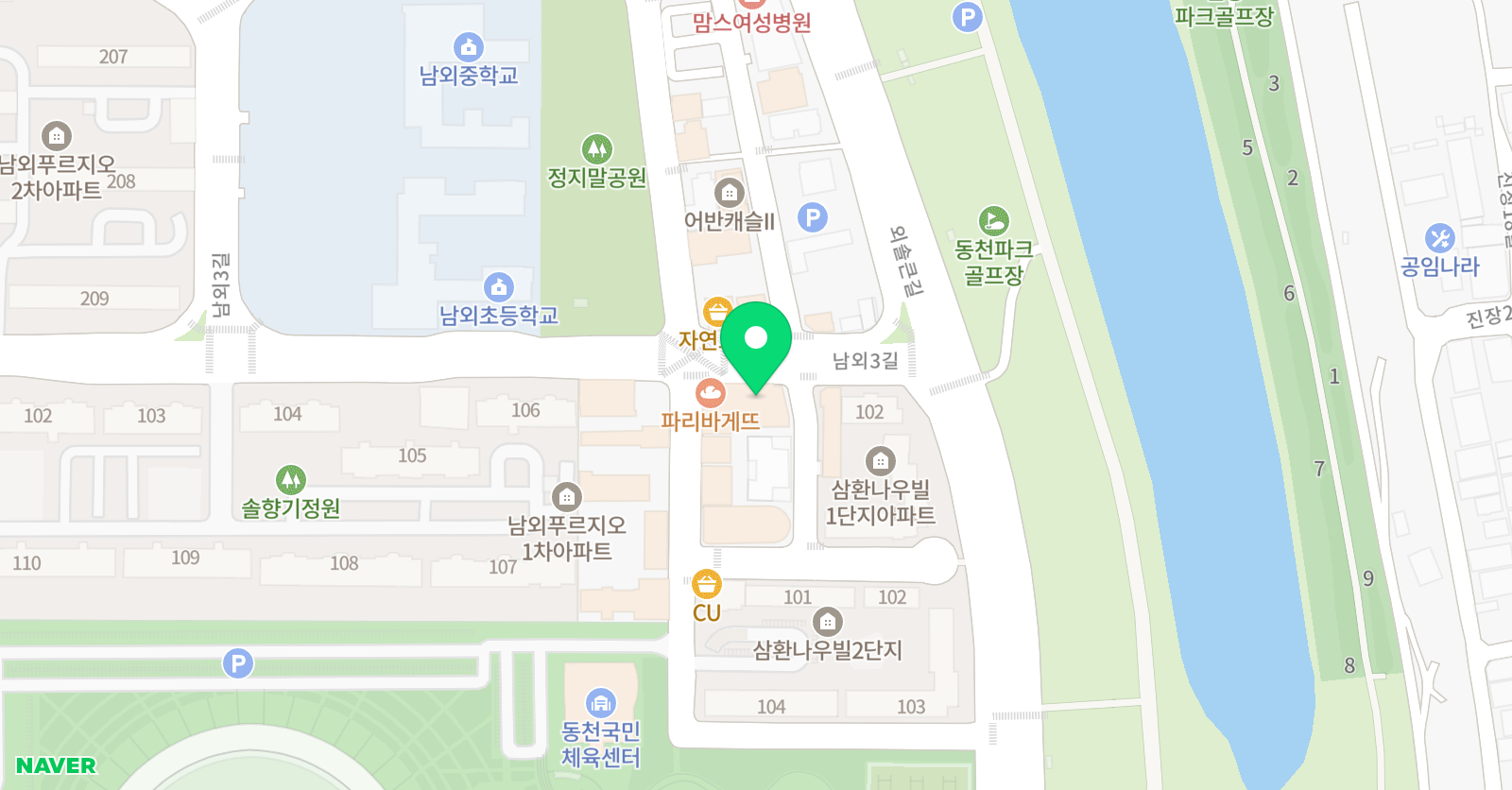 남외 GnB 어학원 위치