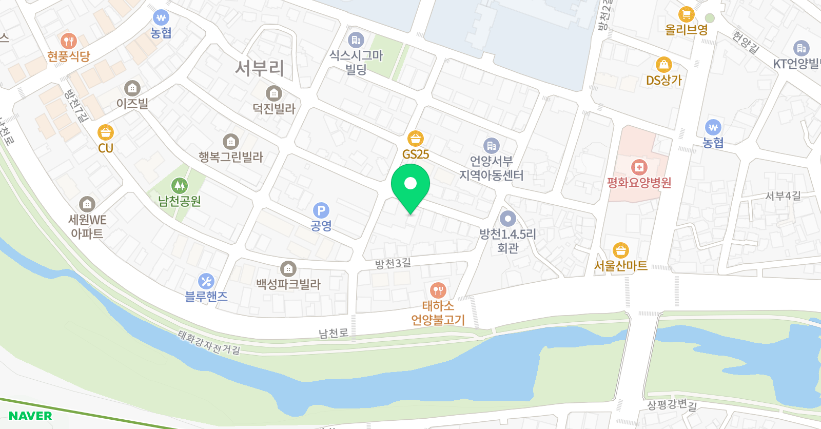 탑 영어국어논술학원 위치