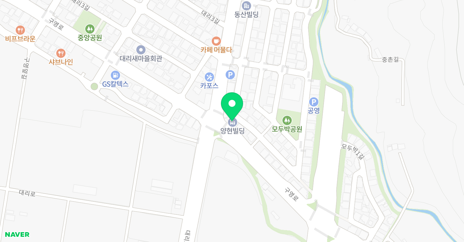 두드림 영어수학학원 위치