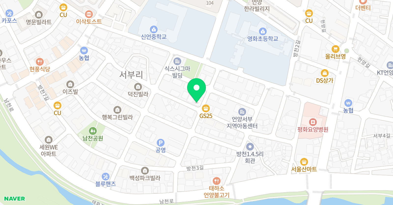엔케이탑 학원 위치