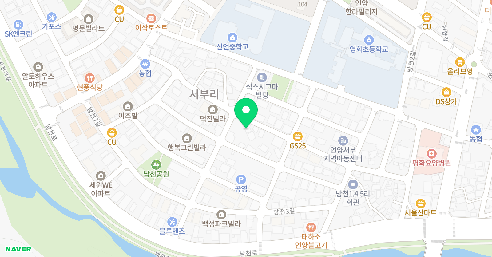 미니지 미술학원 위치