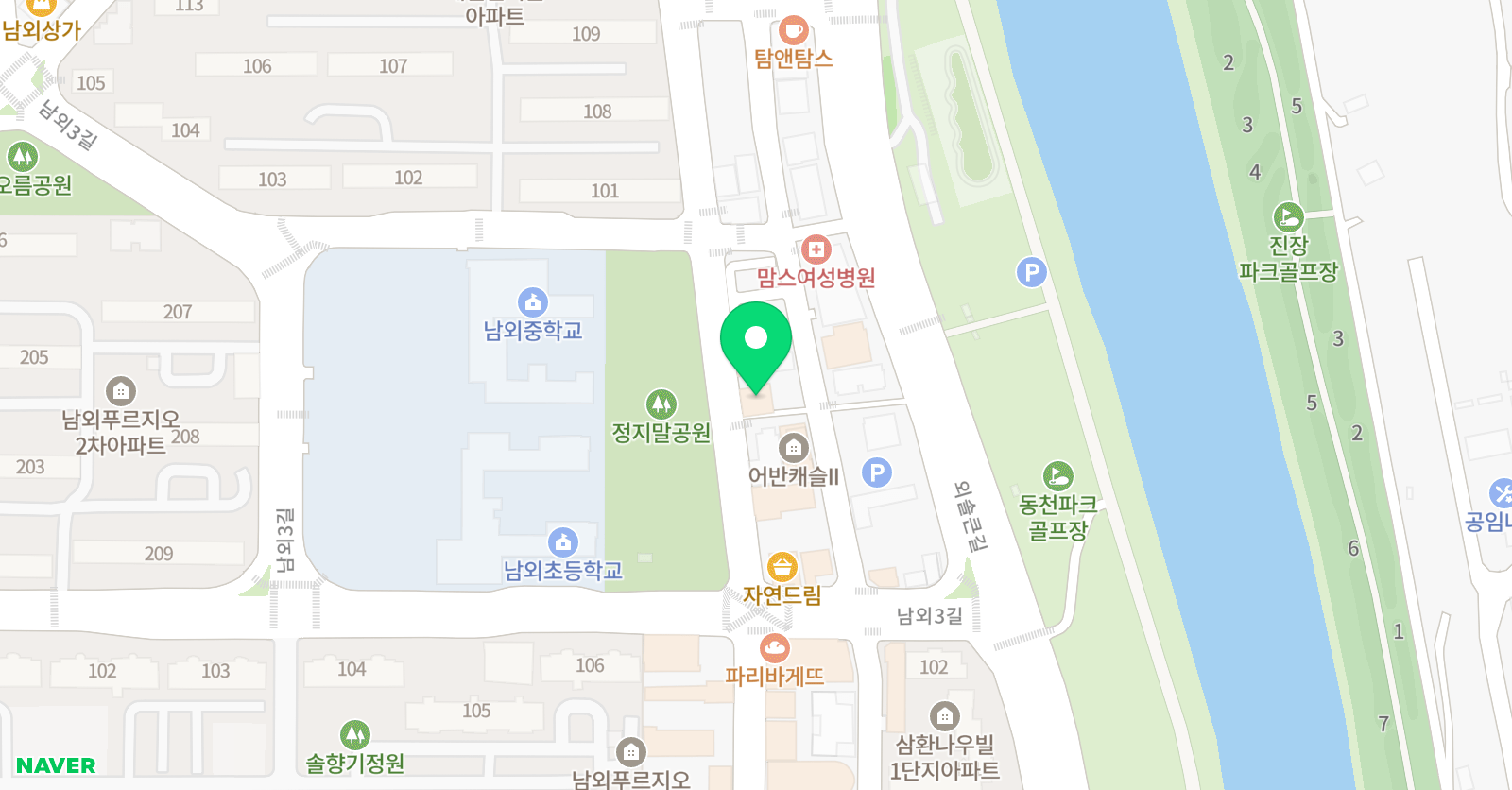 퍼시픽 영어학원 위치