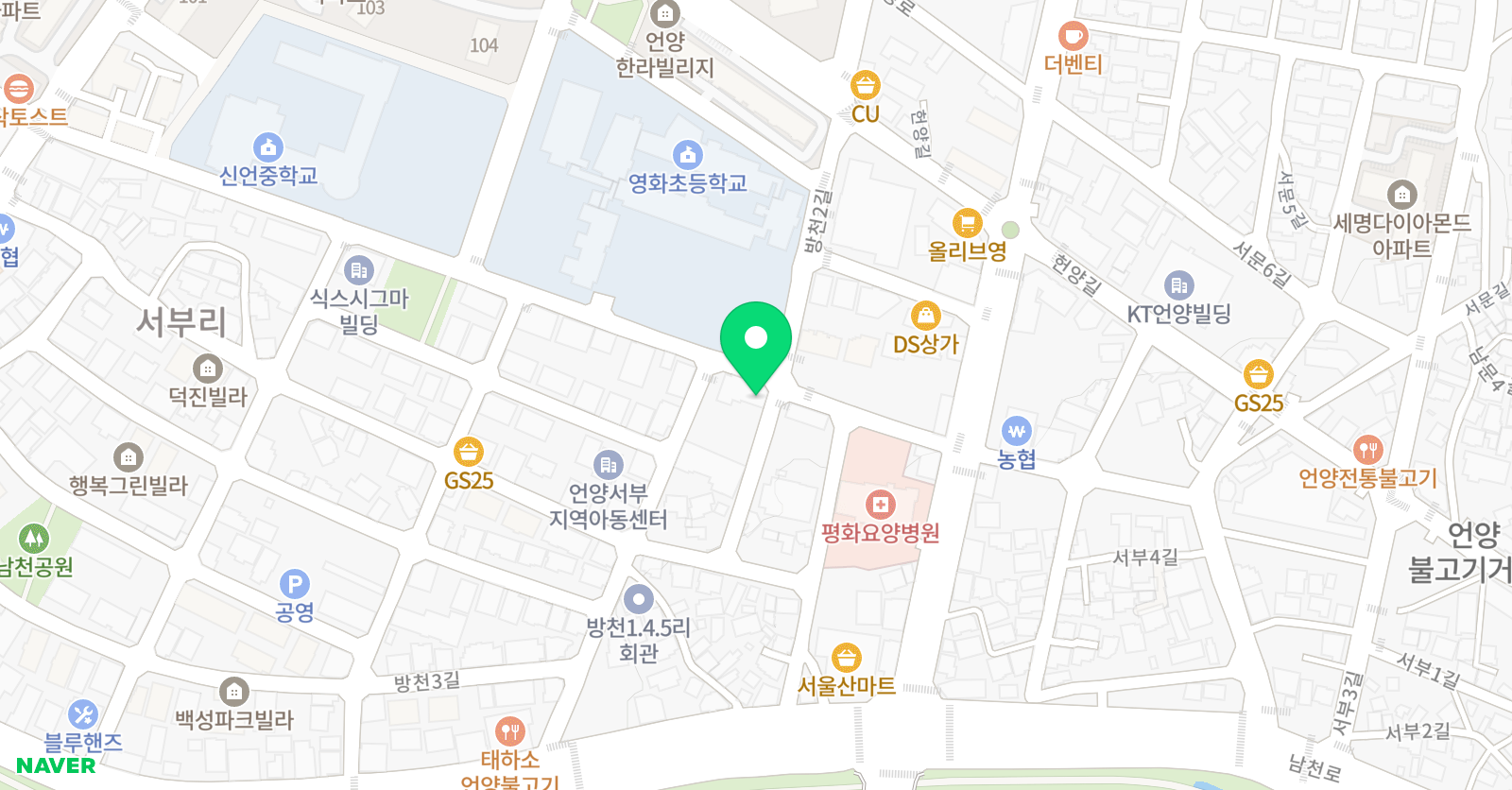 윤선생 영어숲 울산언양점 위치