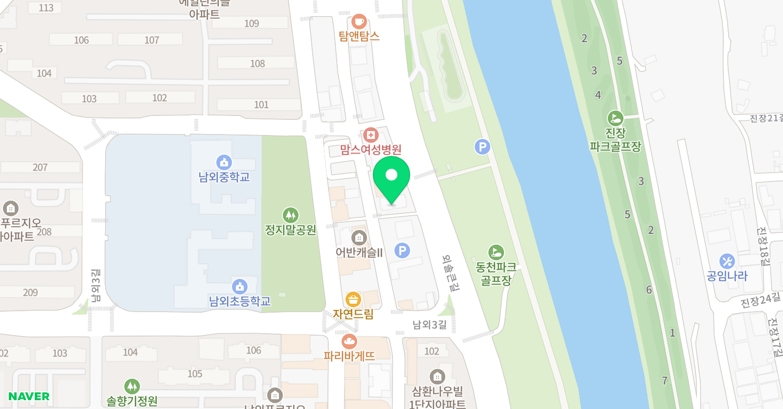푸르넷 공부방 남외공부방 위치