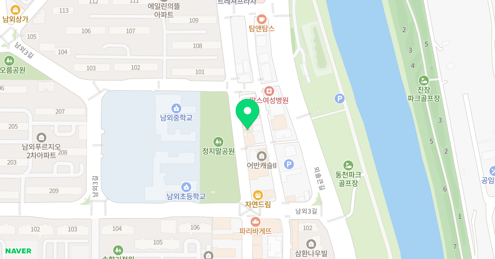 삼성영어셀레나 더센 영어학원 위치