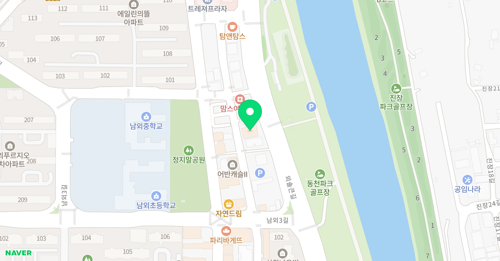 울산시티FC 유소년축구클럽 위치