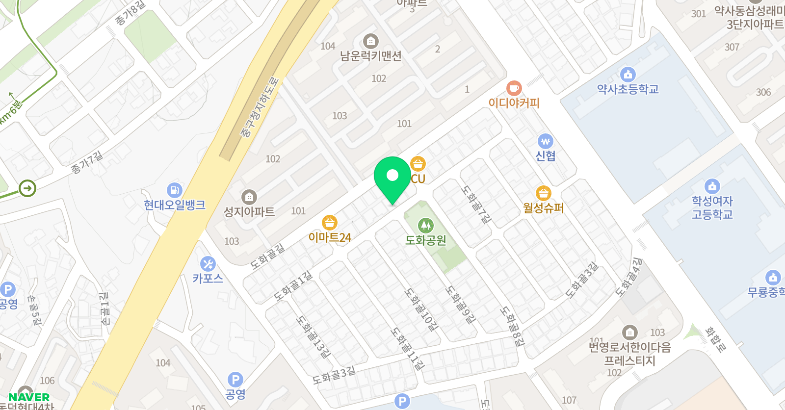 솔루니 복산 논술교습소 위치