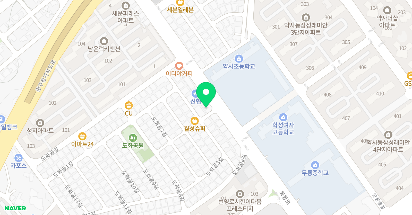김용희 수학전문학원 위치