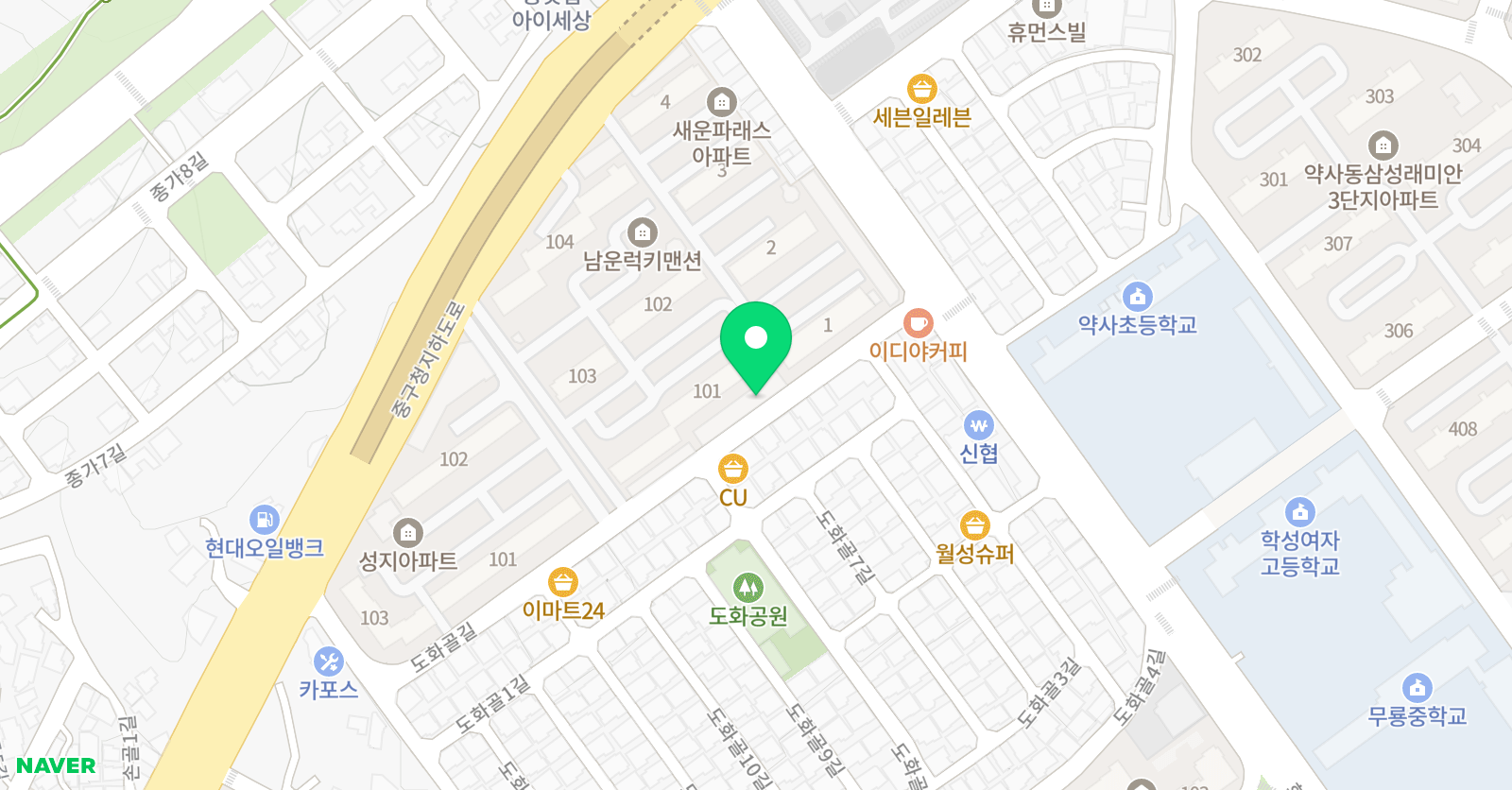 동대 태권도 위치