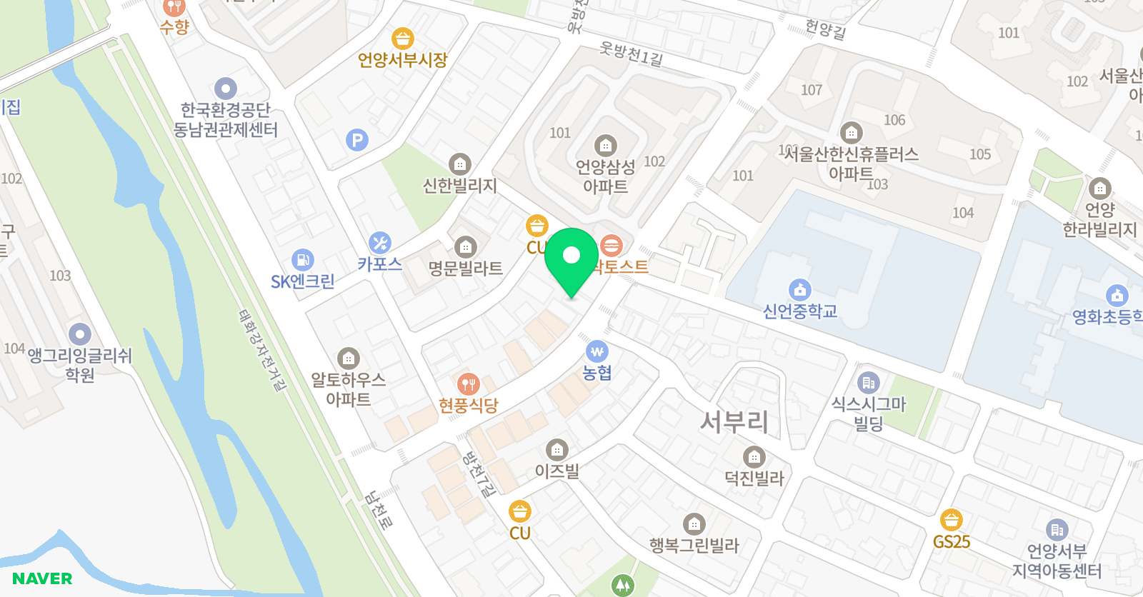 이지스터디 학원 위치