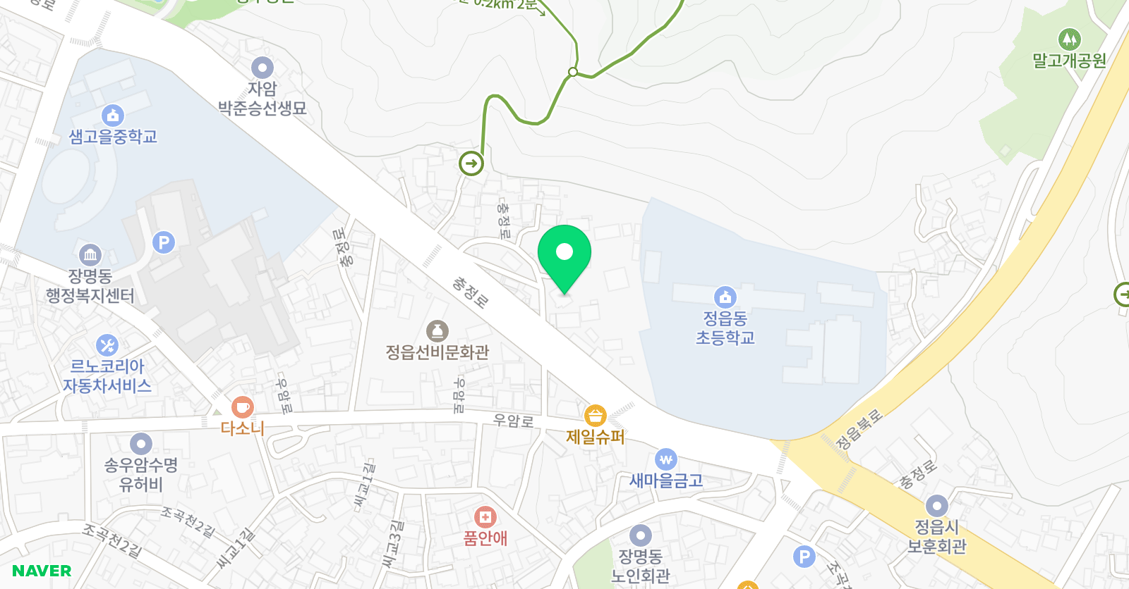 소리샘 피아노음악학원 위치