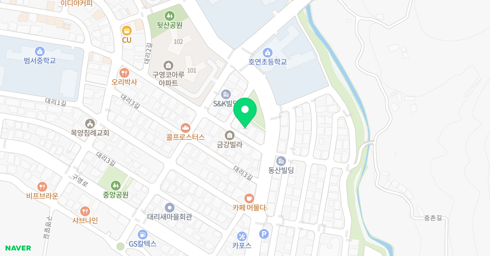 소리엘 음악입시전문학원 위치