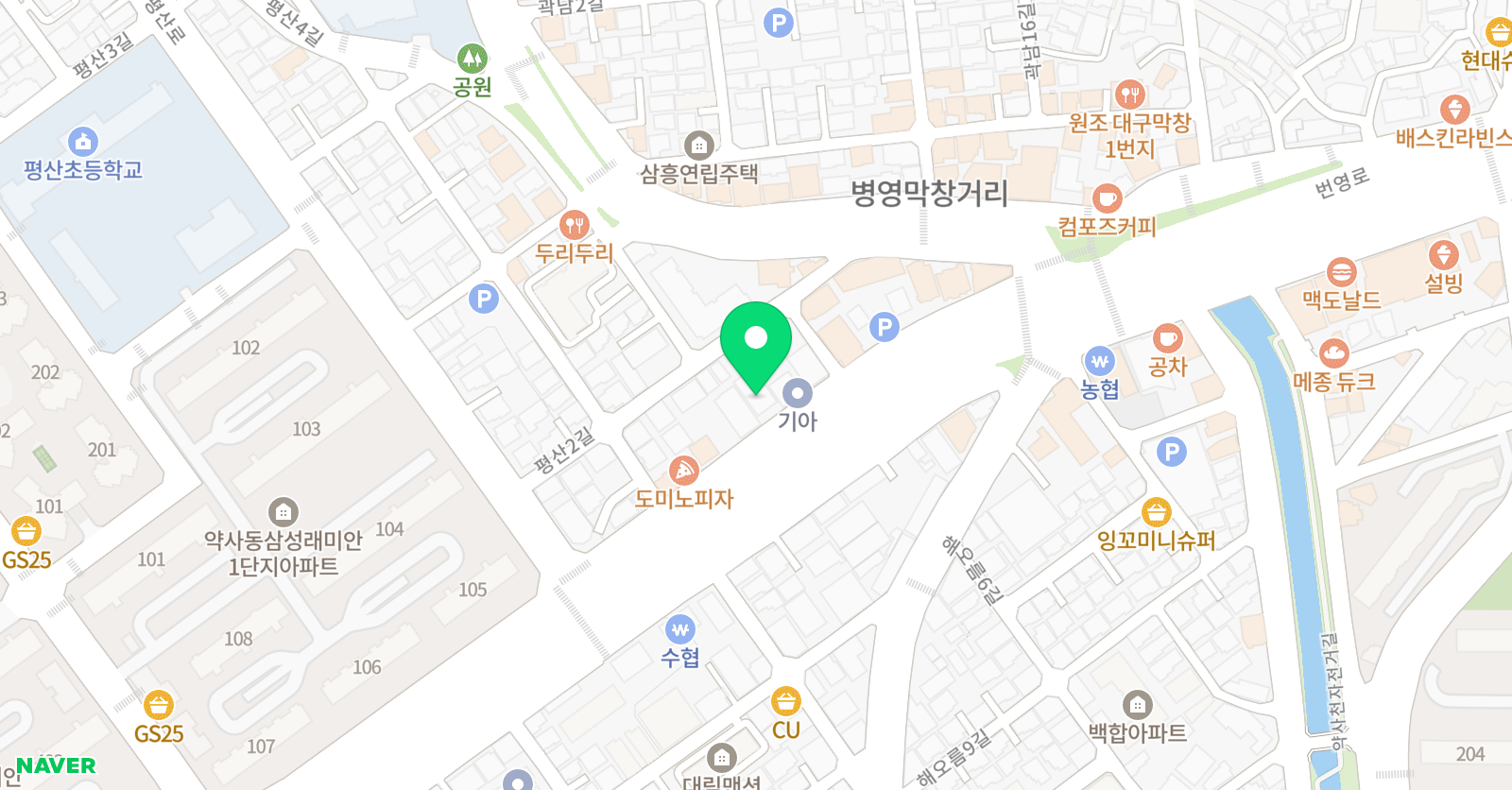 학성주니어 풋볼 아카데미 위치