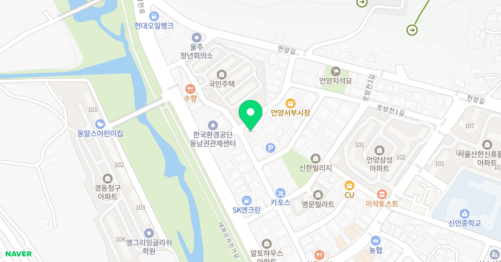 기탄 사고력교실 언양서부점 위치