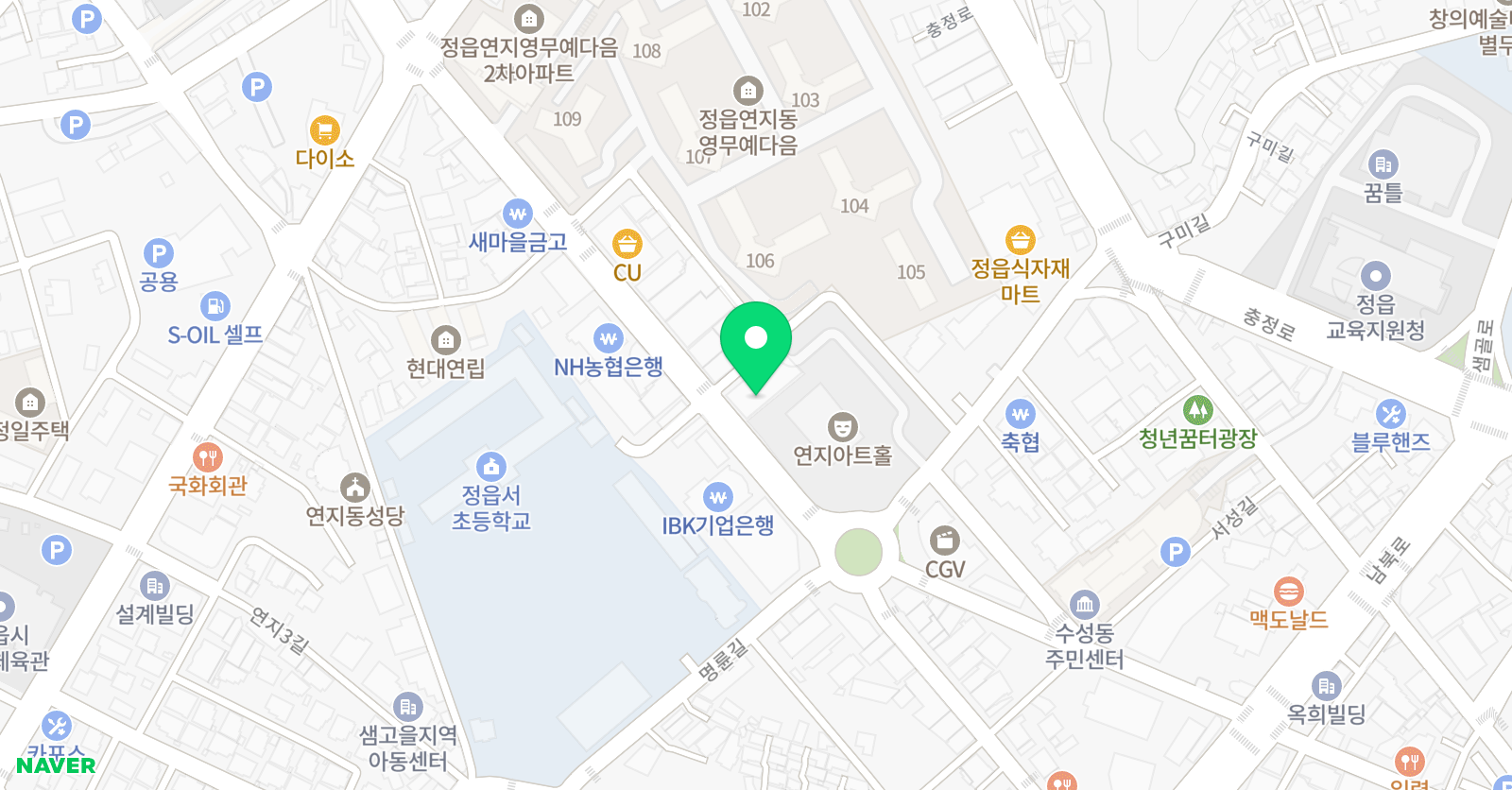 청솔 학원 위치
