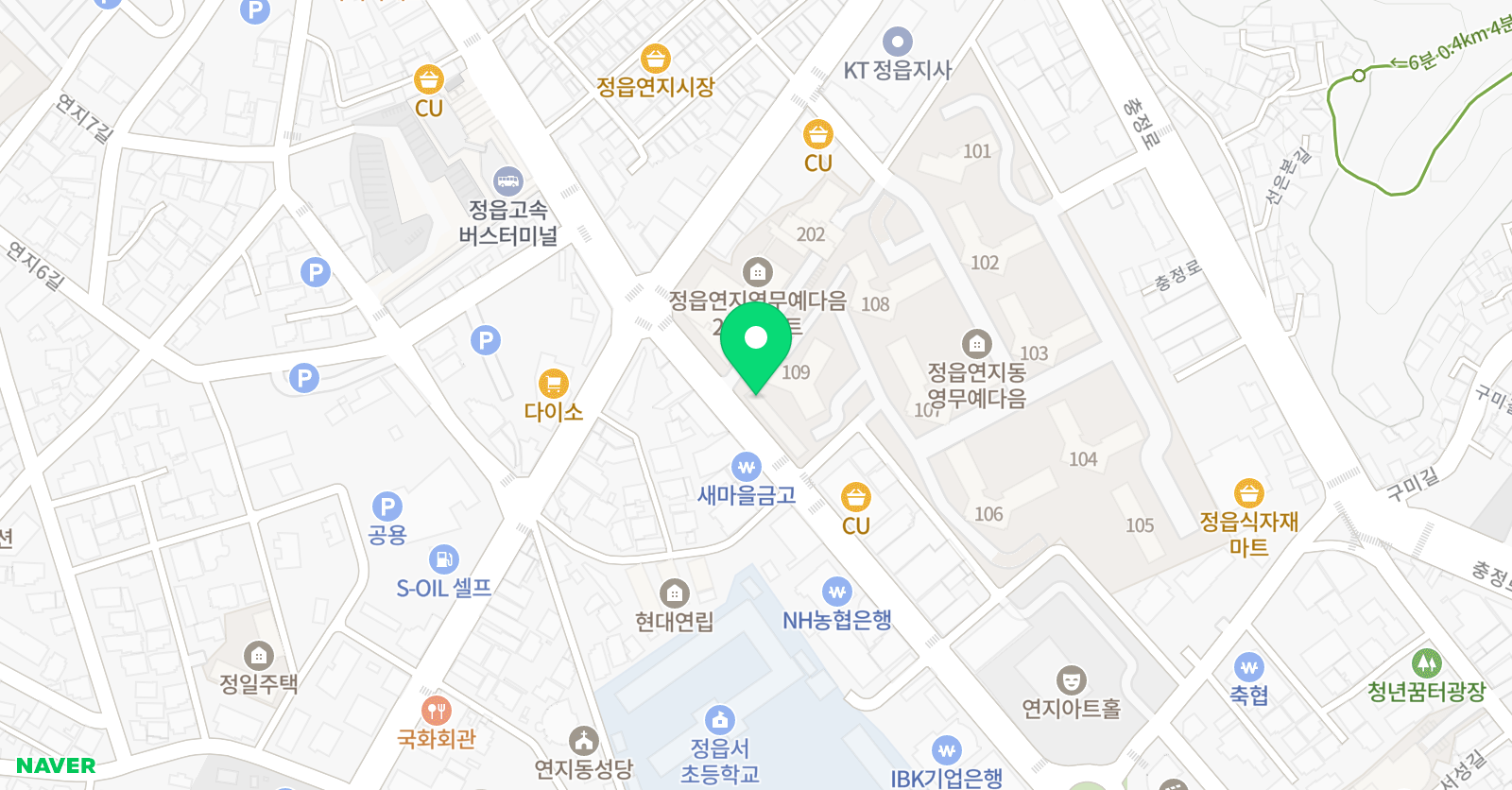 제니스 영어 위치